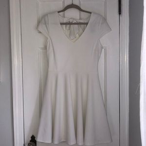 White Skater Dress